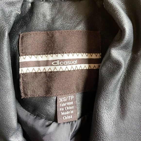 Dynamite Faux Leather Jacket - Size XS - Picture 2 of 5